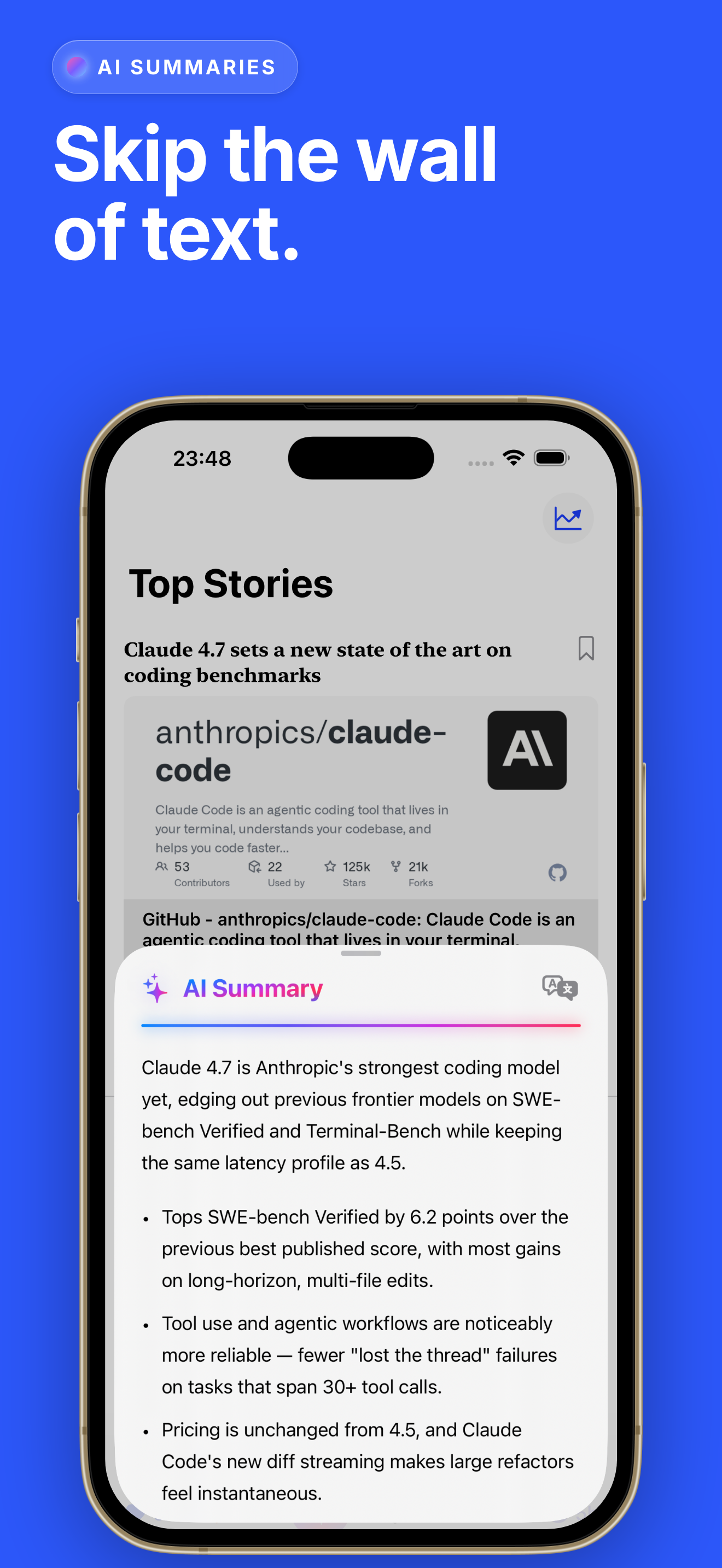 Hack The News App Screenshot